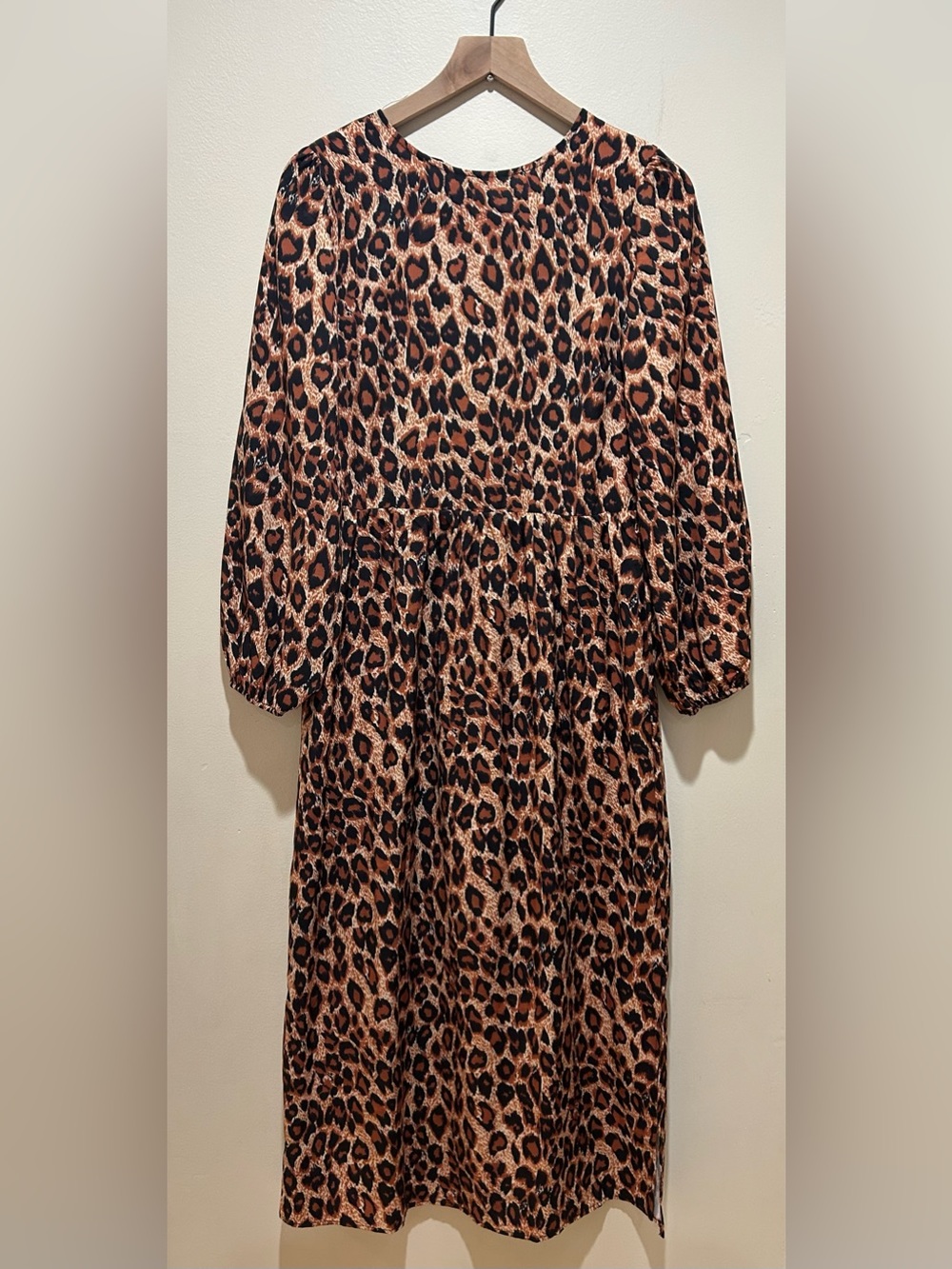 Aly Daly Animal Print Long Sleeve Maxi Dress - Women’s Size Small